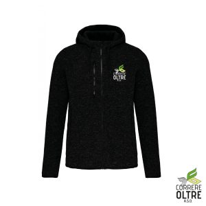 GIACCA CON CAPPUCCIO SCREZIATA